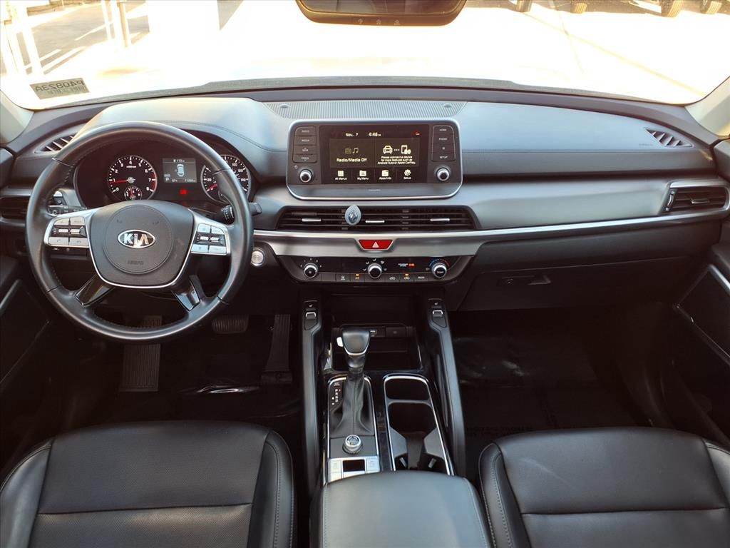 2021 Kia Telluride S White at Joe Myers Mazda Kia