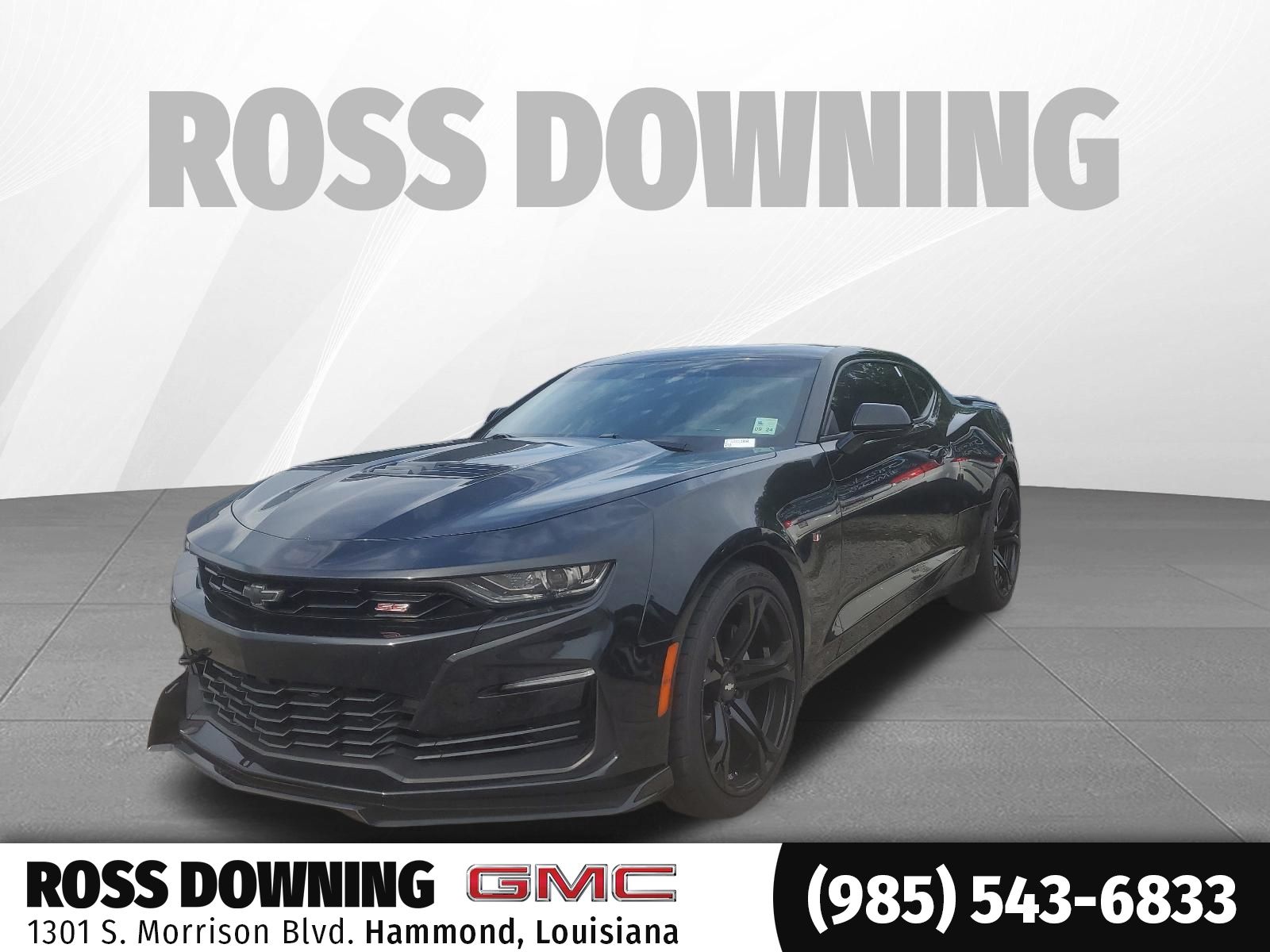 Black 2019 Chevrolet Camaro 2SS Coupe RWD Coupe Rear-Wheel Drive Automatic