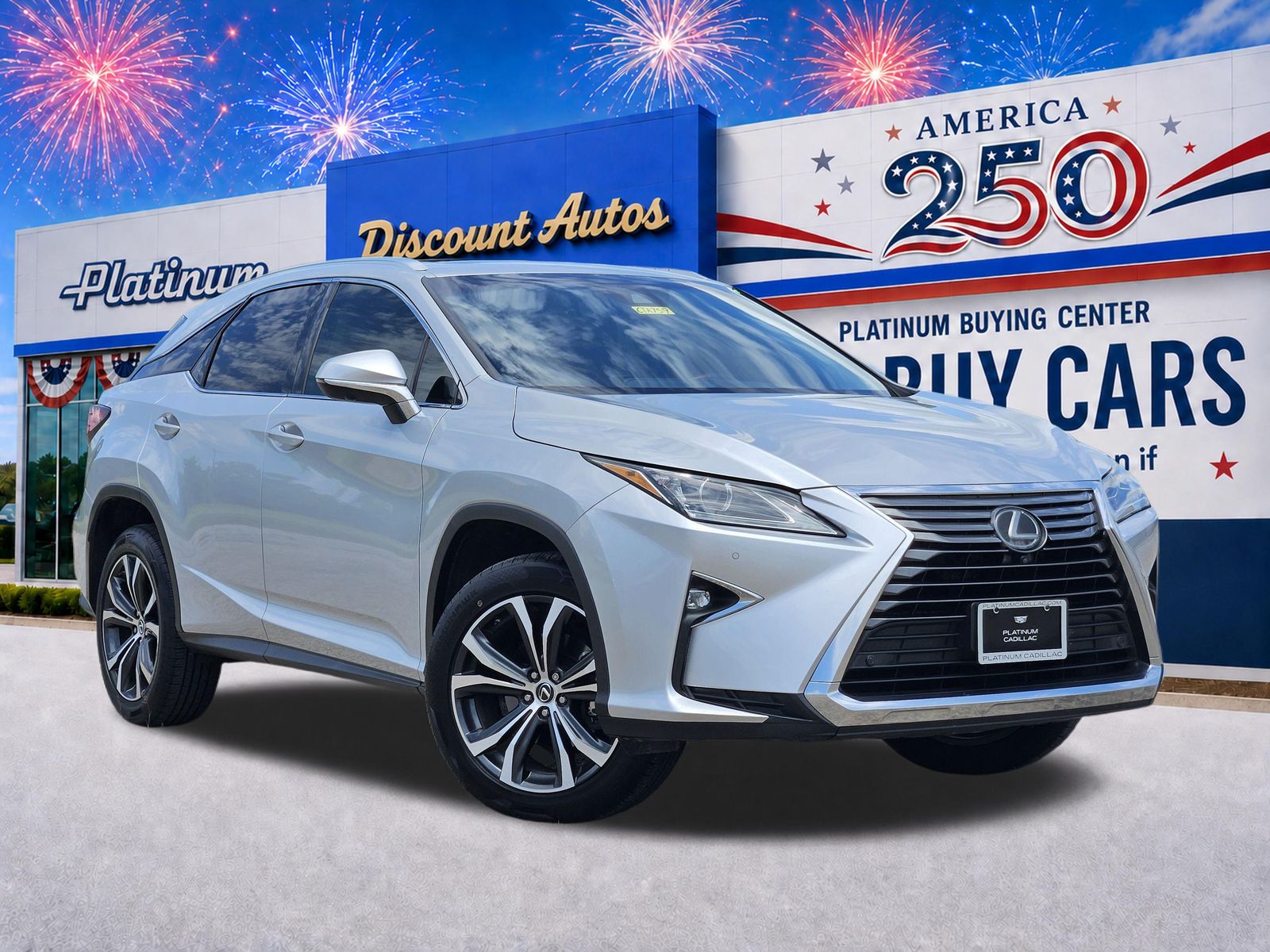 Silver 2019 Lexus RX SUV / Crossover Front-Wheel Drive 8-Speed Automatic