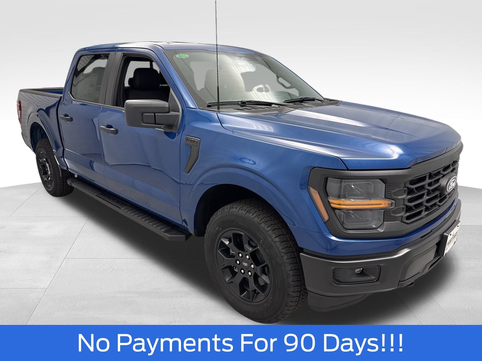 Blue Metallic 2025 Ford F-150 STX 4dr SuperCrew 4WD Pickup Truck Four-Wheel Drive Automatic