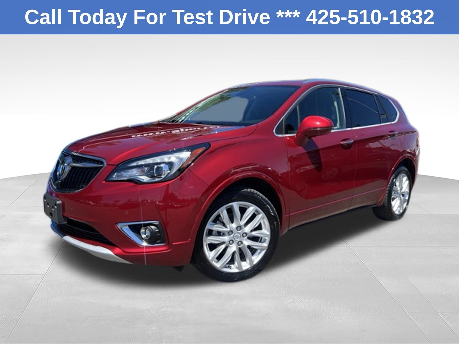 Chili Red Metallic 2020 Buick Envision SUV / Crossover All-Wheel Drive 9-Speed Automatic
