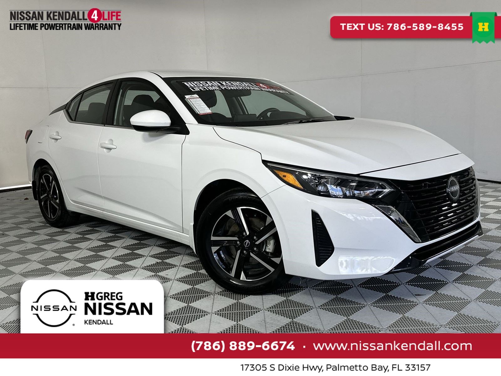 White (Fresh Powder) 2025 Nissan Sentra Sedan Front-Wheel Drive Continuously Variable Transmission