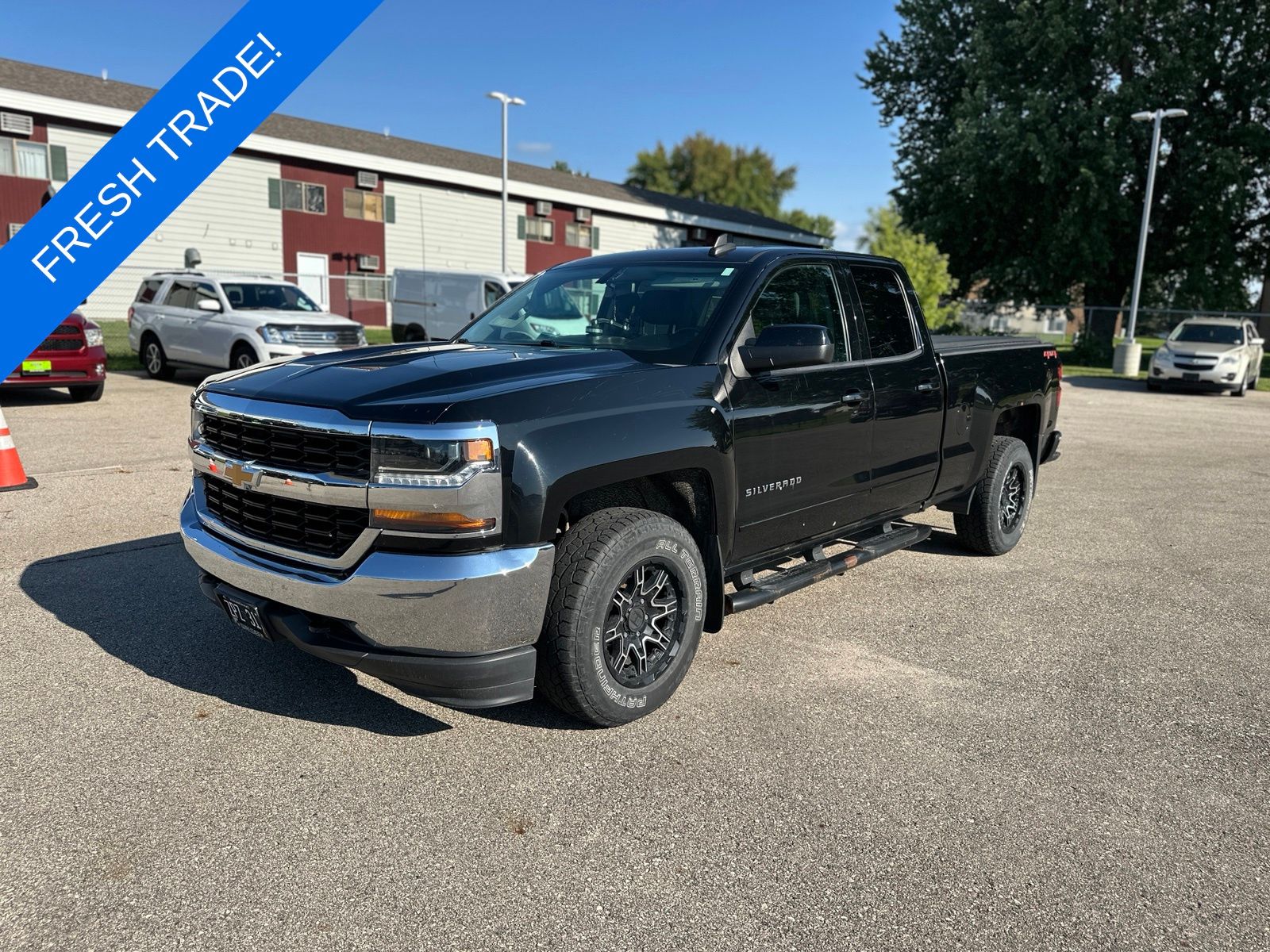 Black 2018 Chevrolet Silverado 1500 Pickup Truck Four-Wheel Drive 6-Speed Automatic Overdrive