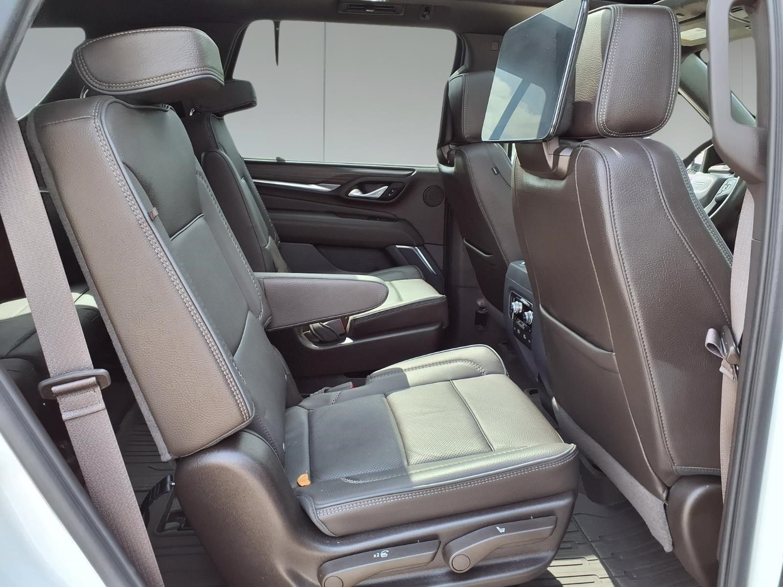 2023 GMC Yukon Denali White at DeMontrond Automotive Group