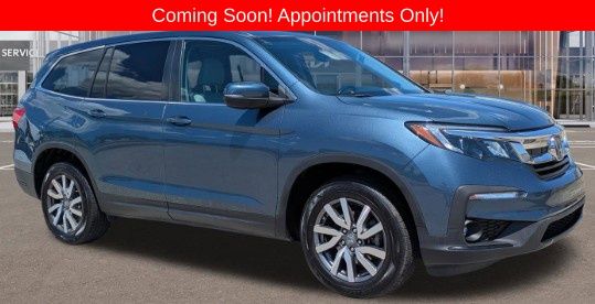 Blue 2021 Honda Pilot SUV / Crossover All-Wheel Drive Automatic