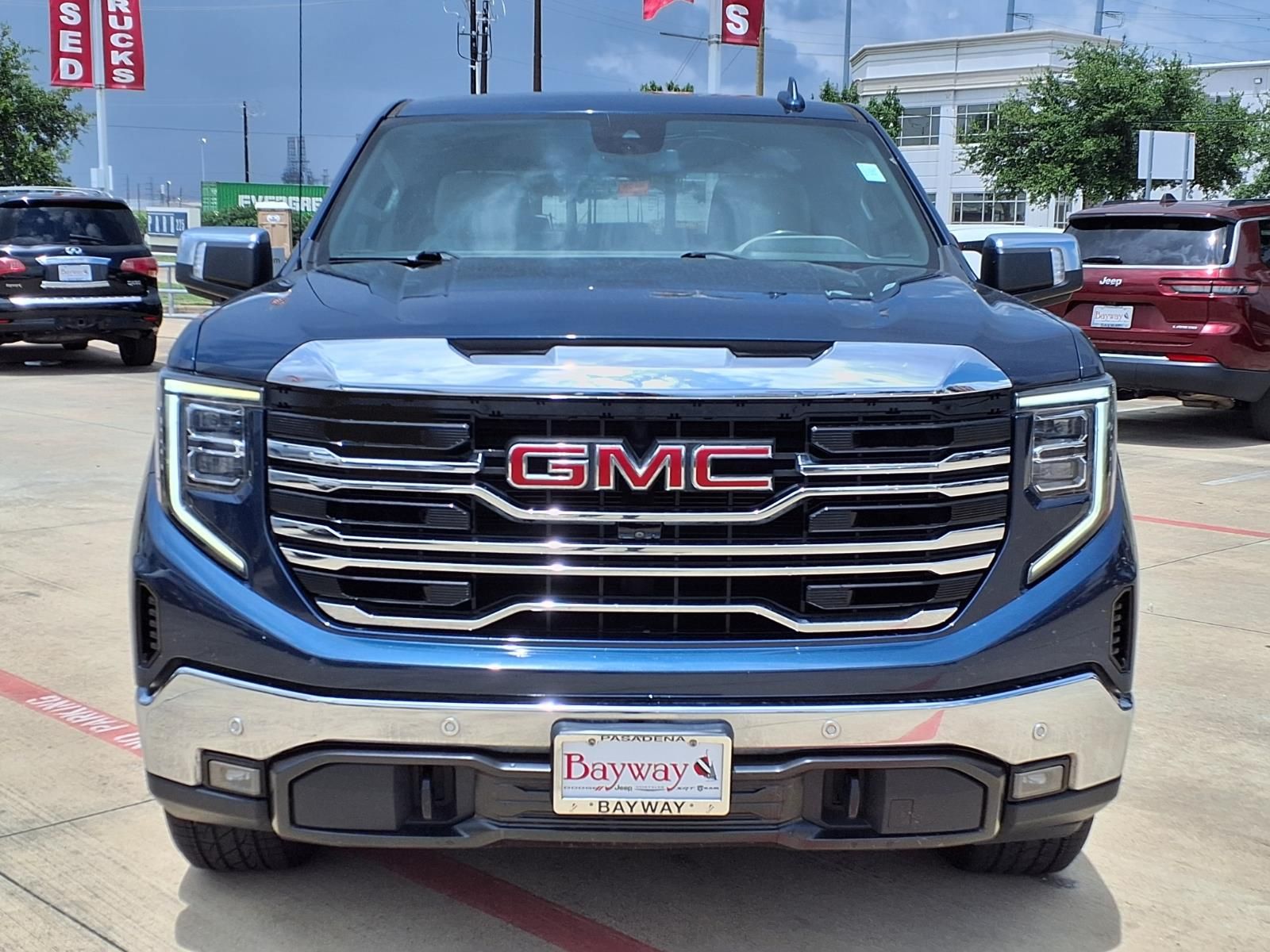2022 GMC Sierra 1500 SLT Blue at North Houston Mitsubishi