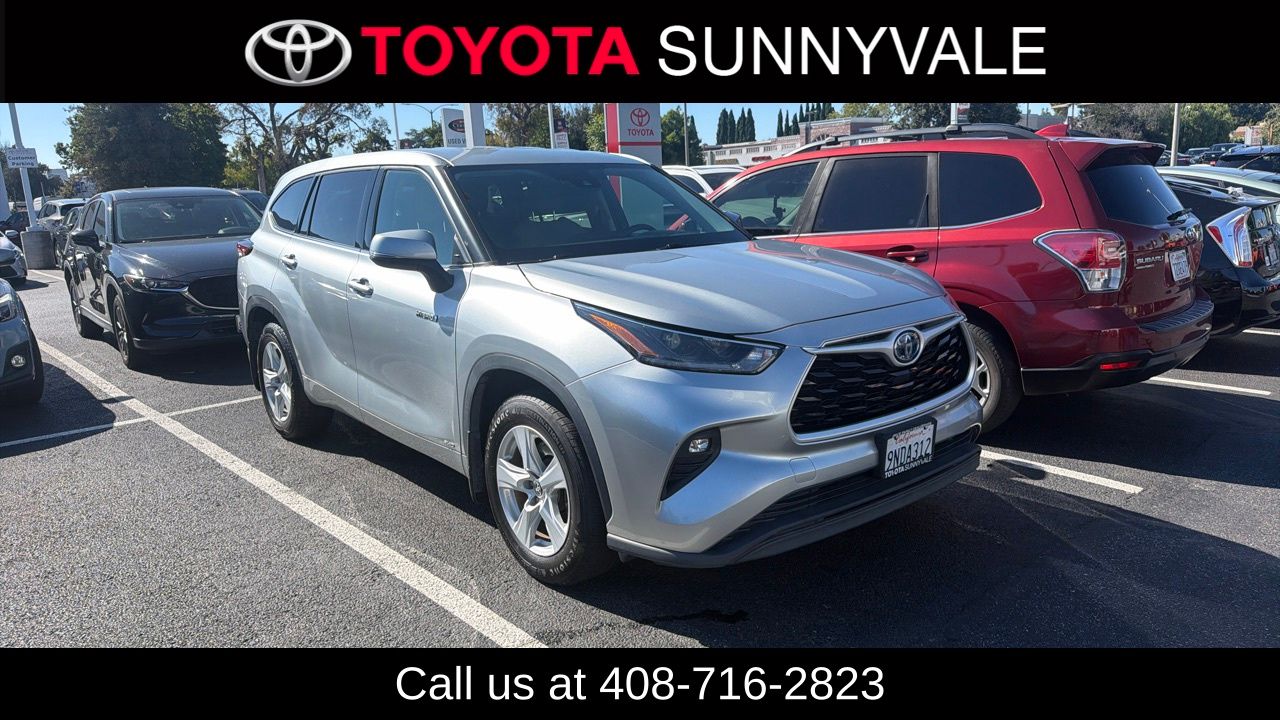Celestial Silver Metallic 2021 Toyota Highlander Hybrid SUV / Crossover All-Wheel Drive Continuously Variable Transmission