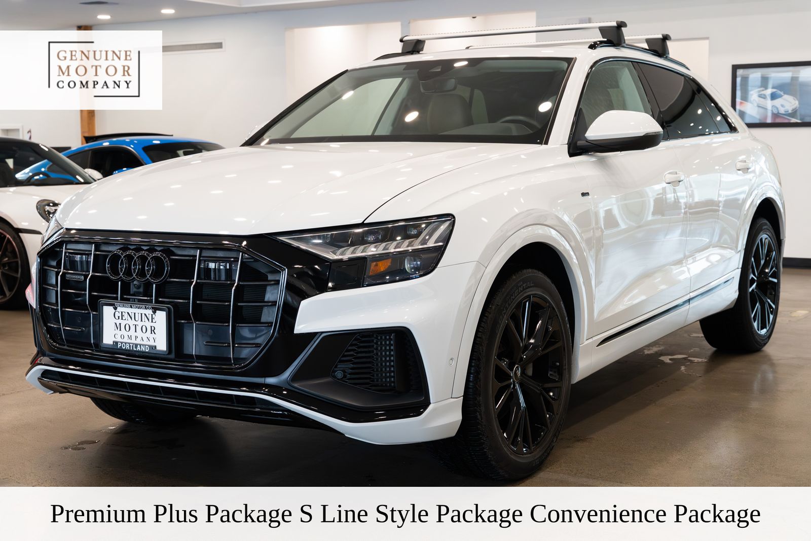Glacier White 2023 Audi Q8 SUV / Crossover All-Wheel Drive 8-Speed Automatic