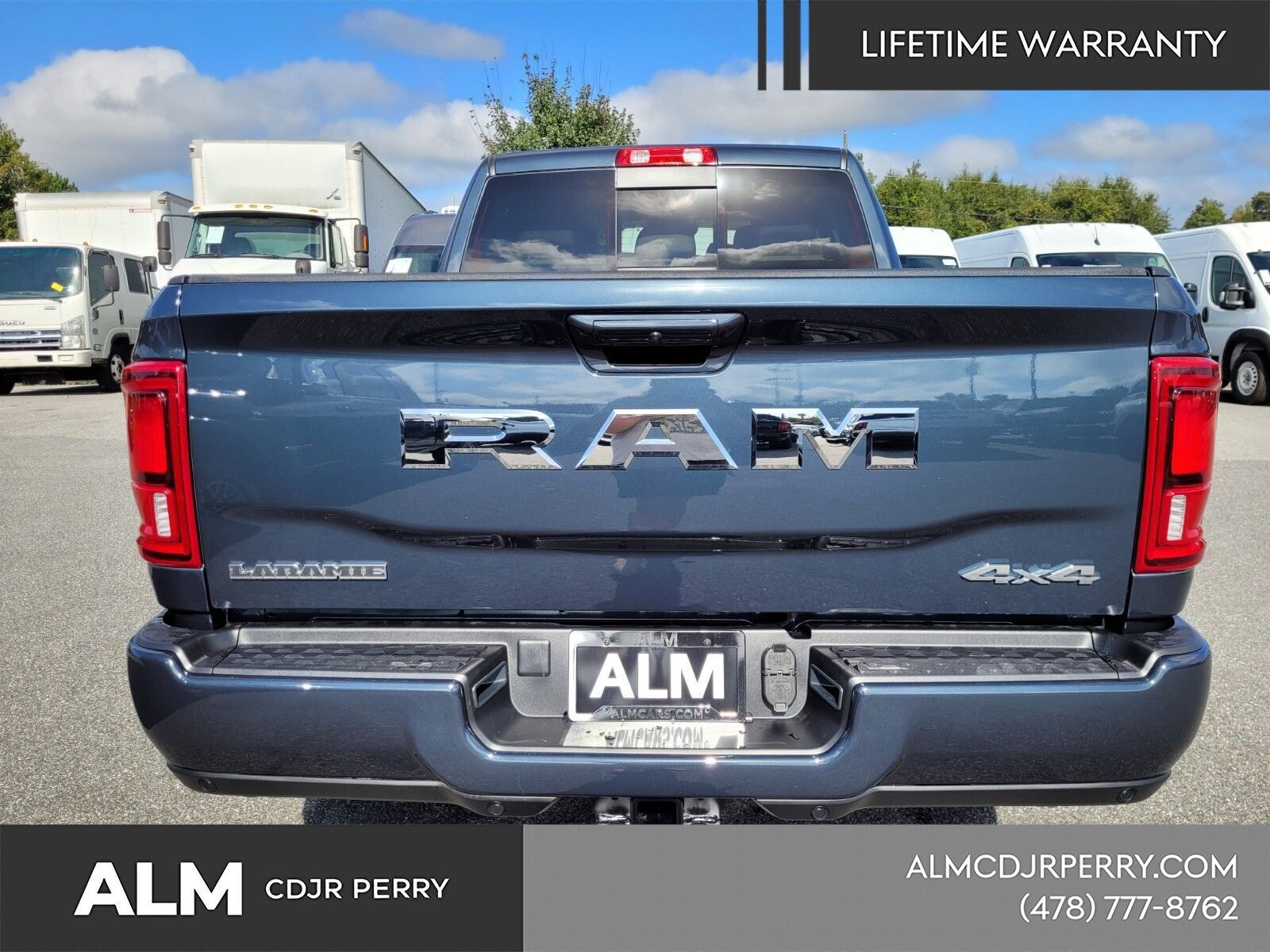 New 2026 Forged Blue Metallic Exterior Paint RAM Laramie image 10