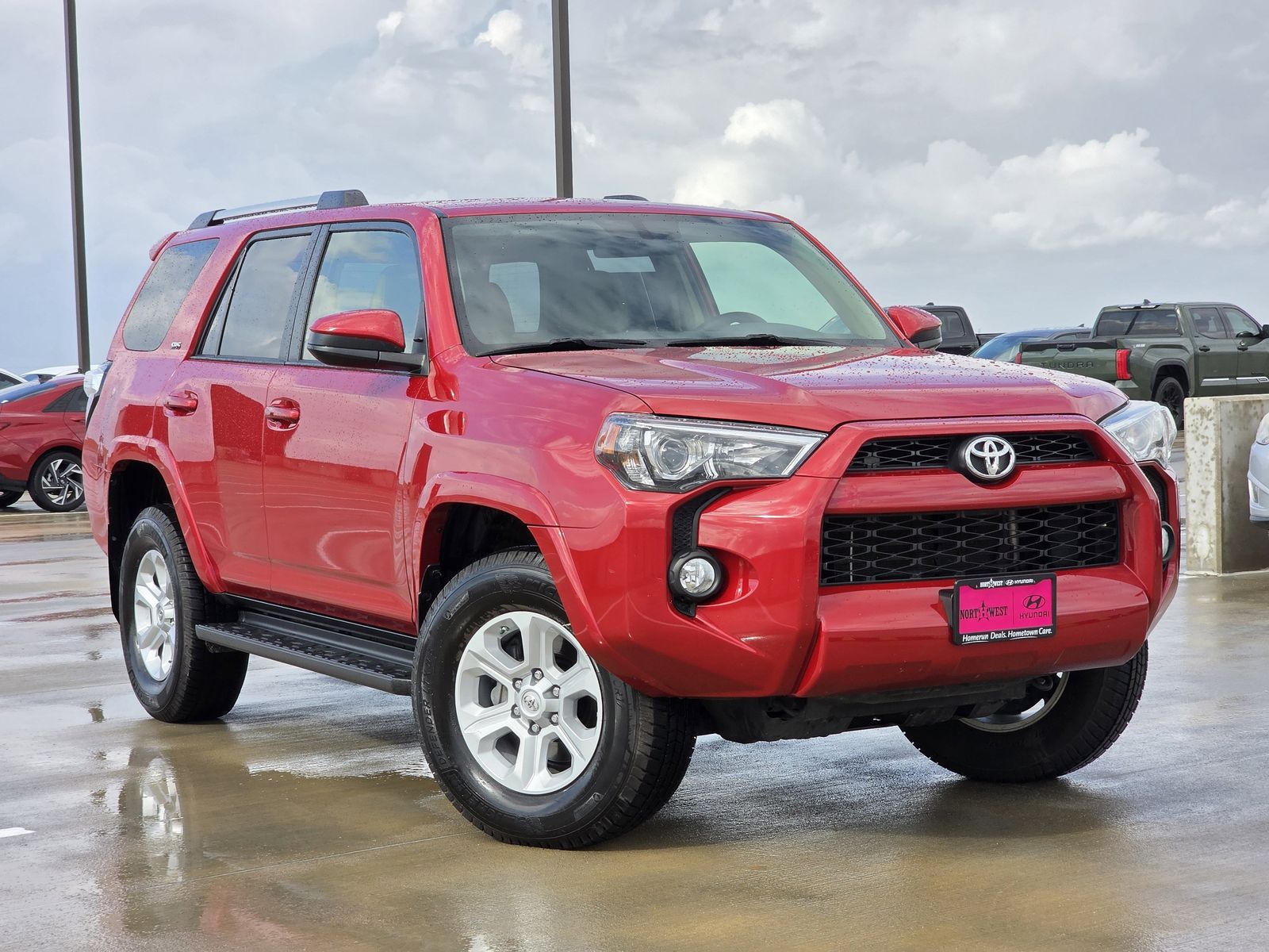 Barcelona Red Metallic 2019 Toyota 4Runner SR5 4WD SUV / Crossover Four-Wheel Drive 5-Speed Automatic Overdrive