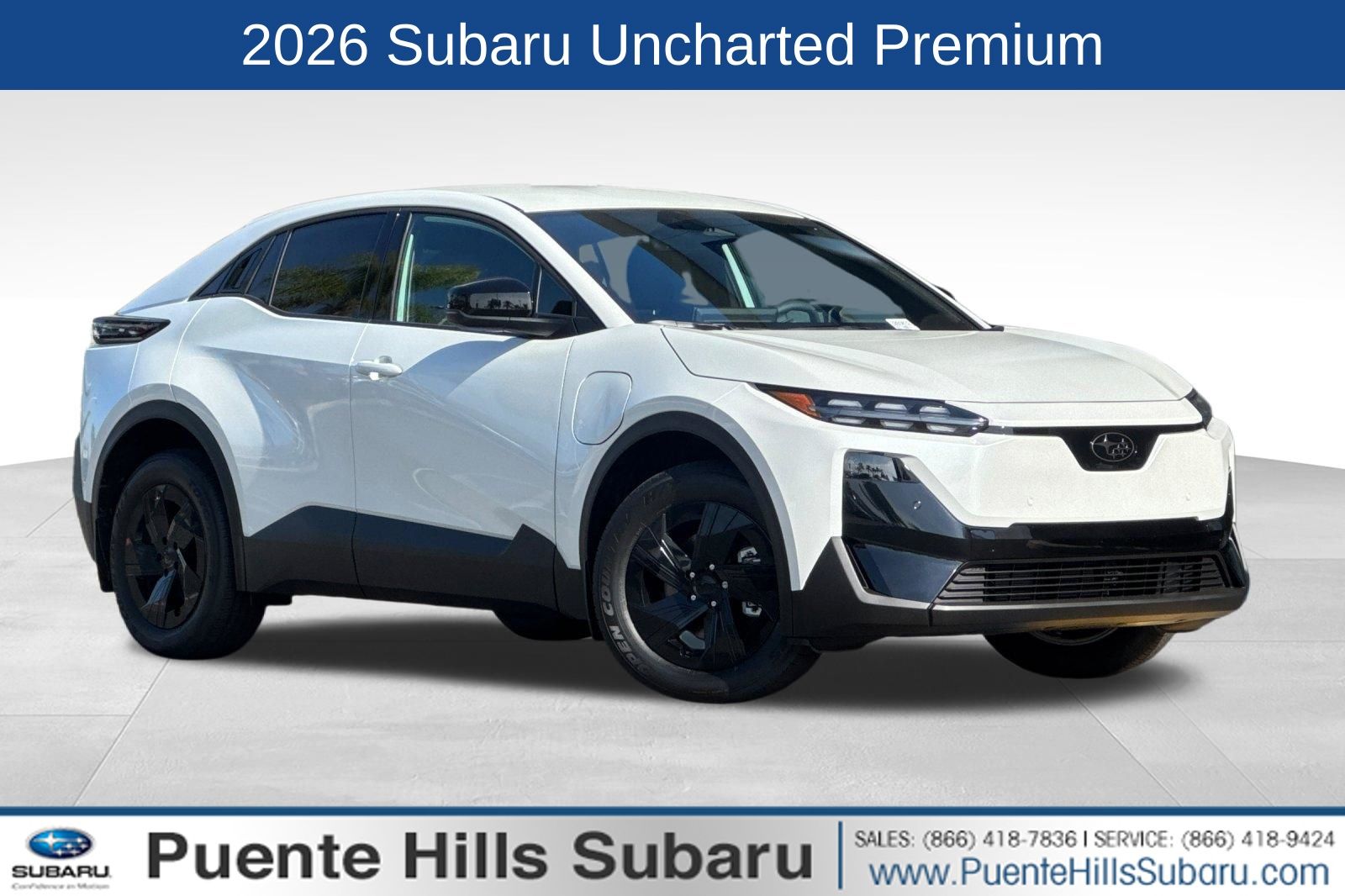 Cosmic White Pearl 2026 Subaru Uncharted SUV / Crossover Front-Wheel Drive 1-Speed Automatic