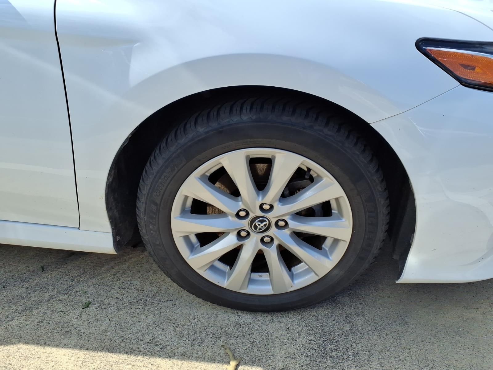 2020 Toyota Camry LE White at Joe Myers Mazda Kia