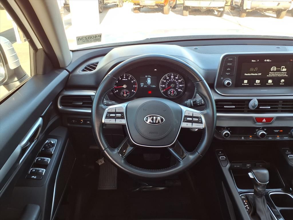 2021 Kia Telluride S White at Joe Myers Mazda Kia