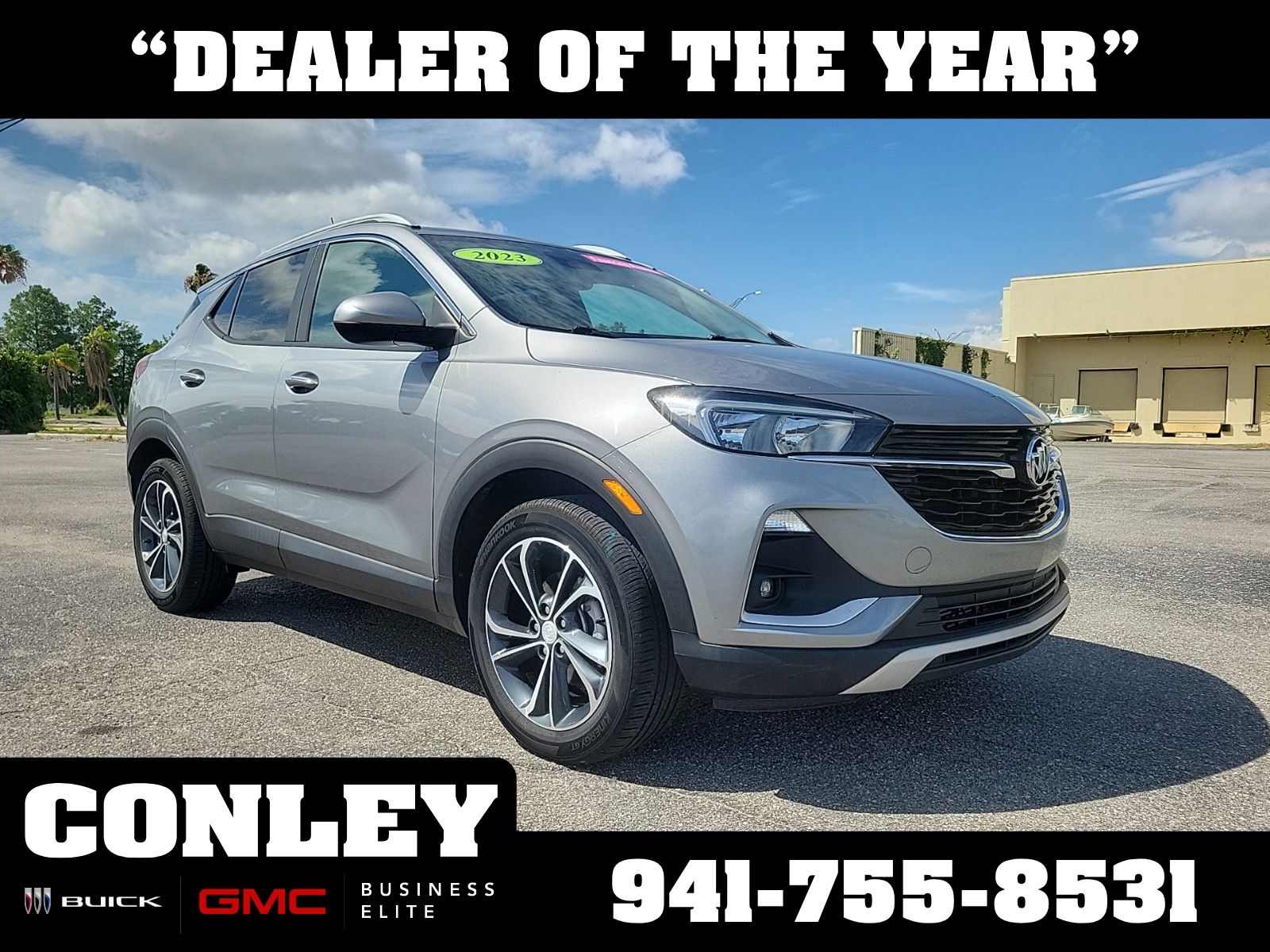 Gray Metallic 2023 Buick Encore GX SUV / Crossover Front-Wheel Drive Continuously Variable Transmission