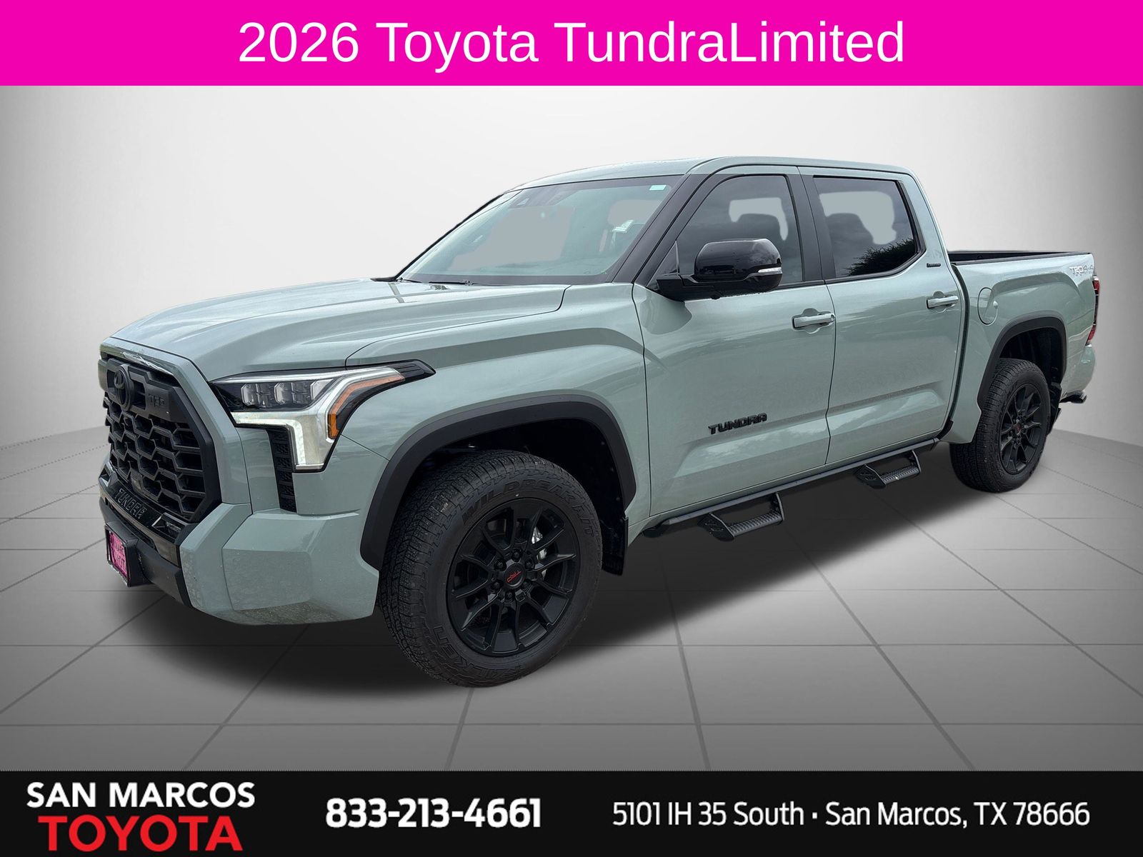 Lunar Rock 2026 Toyota Tundra Pickup Truck Four-Wheel Drive Automatic