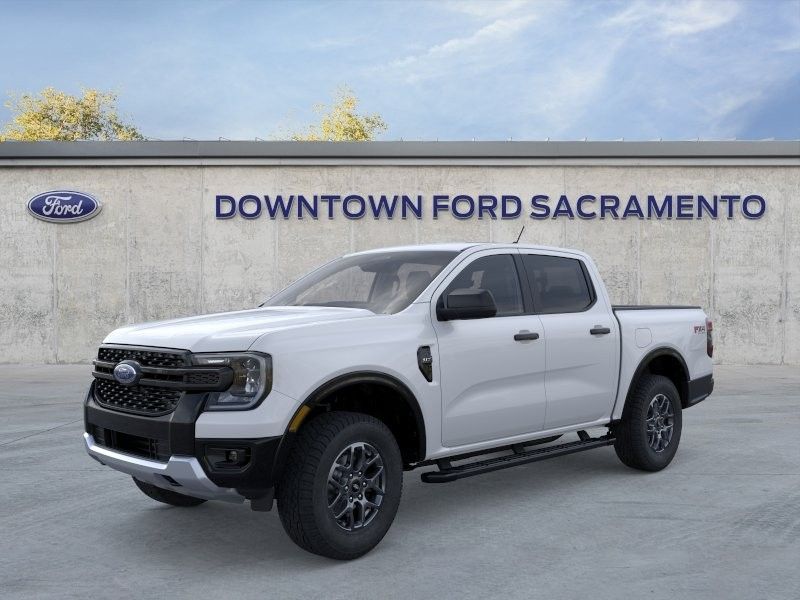 Oxford White 2025 Ford Ranger Pickup Truck Four-Wheel Drive Automatic