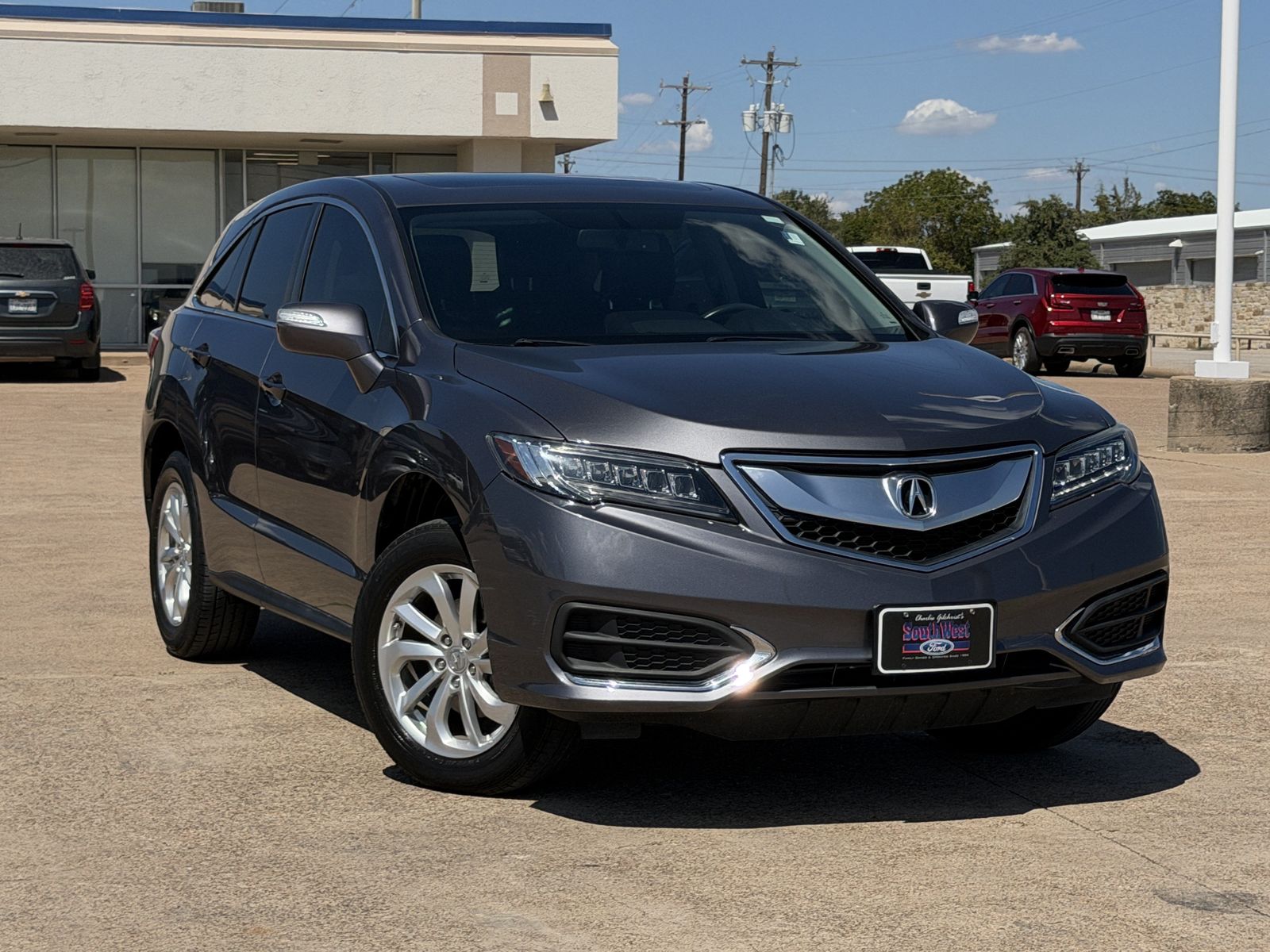 Gray 2017 Acura RDX SUV / Crossover Front-Wheel Drive 6-Speed Automatic