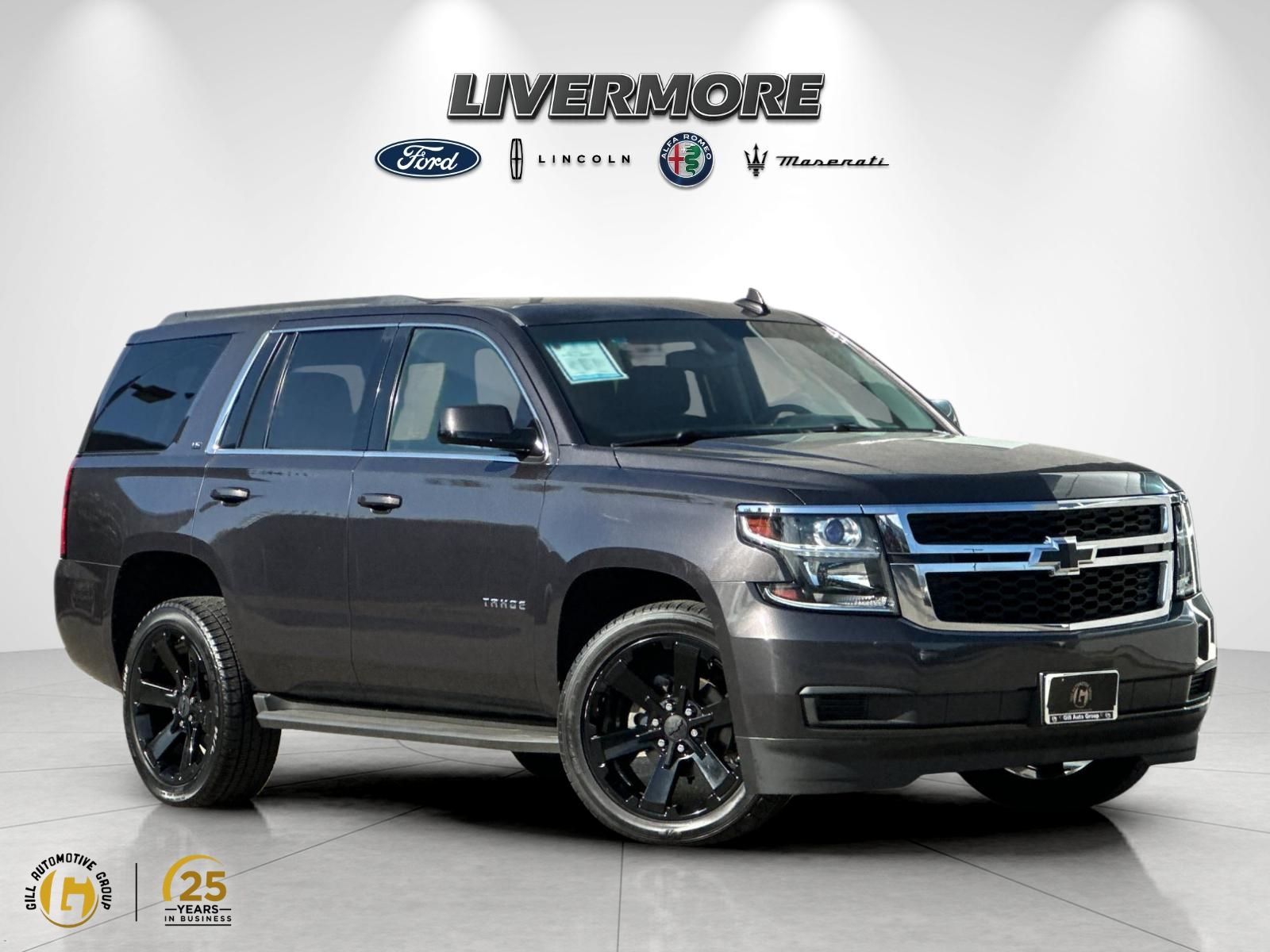 Gray (Tungsten Metallic) 2016 Chevrolet Tahoe SUV / Crossover 4X2 6-Speed Automatic Overdrive