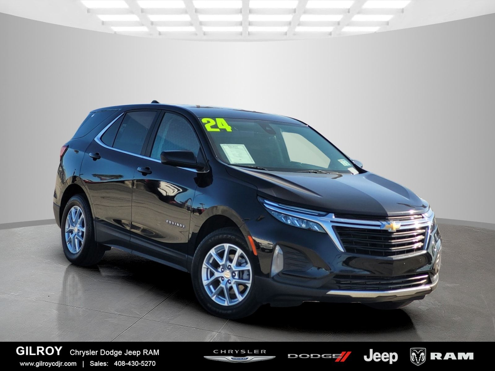 Mosaic Black Metallic 2024 Chevrolet Equinox SUV / Crossover Four-Wheel Drive 6-Speed Automatic Overdrive