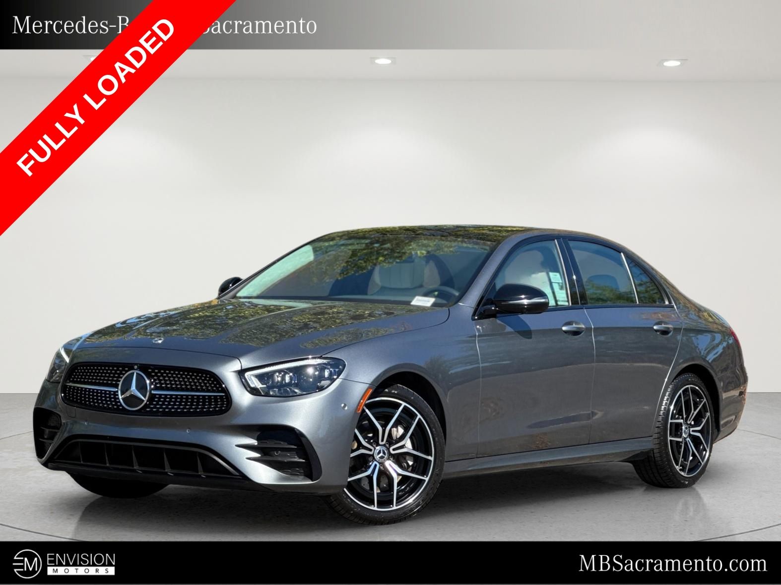 Selenite Gray Metallic 2023 Mercedes-Benz E-Class Sedan All-Wheel Drive 9-Speed Automatic