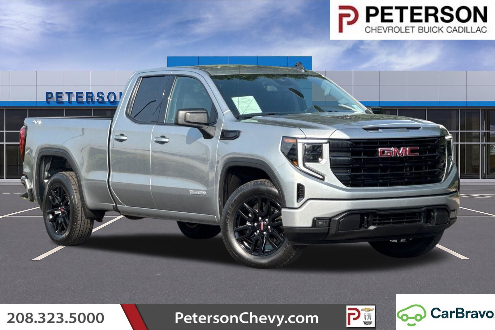 Gray 2024 GMC Sierra 1500 Pickup Truck Four-Wheel Drive 8-Speed Automatic