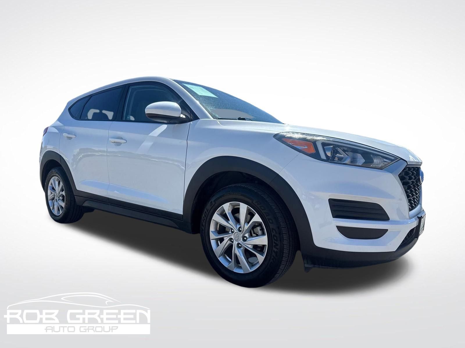 White Pearl 2019 Hyundai Tucson SUV / Crossover All-Wheel Drive 6-Speed Automatic