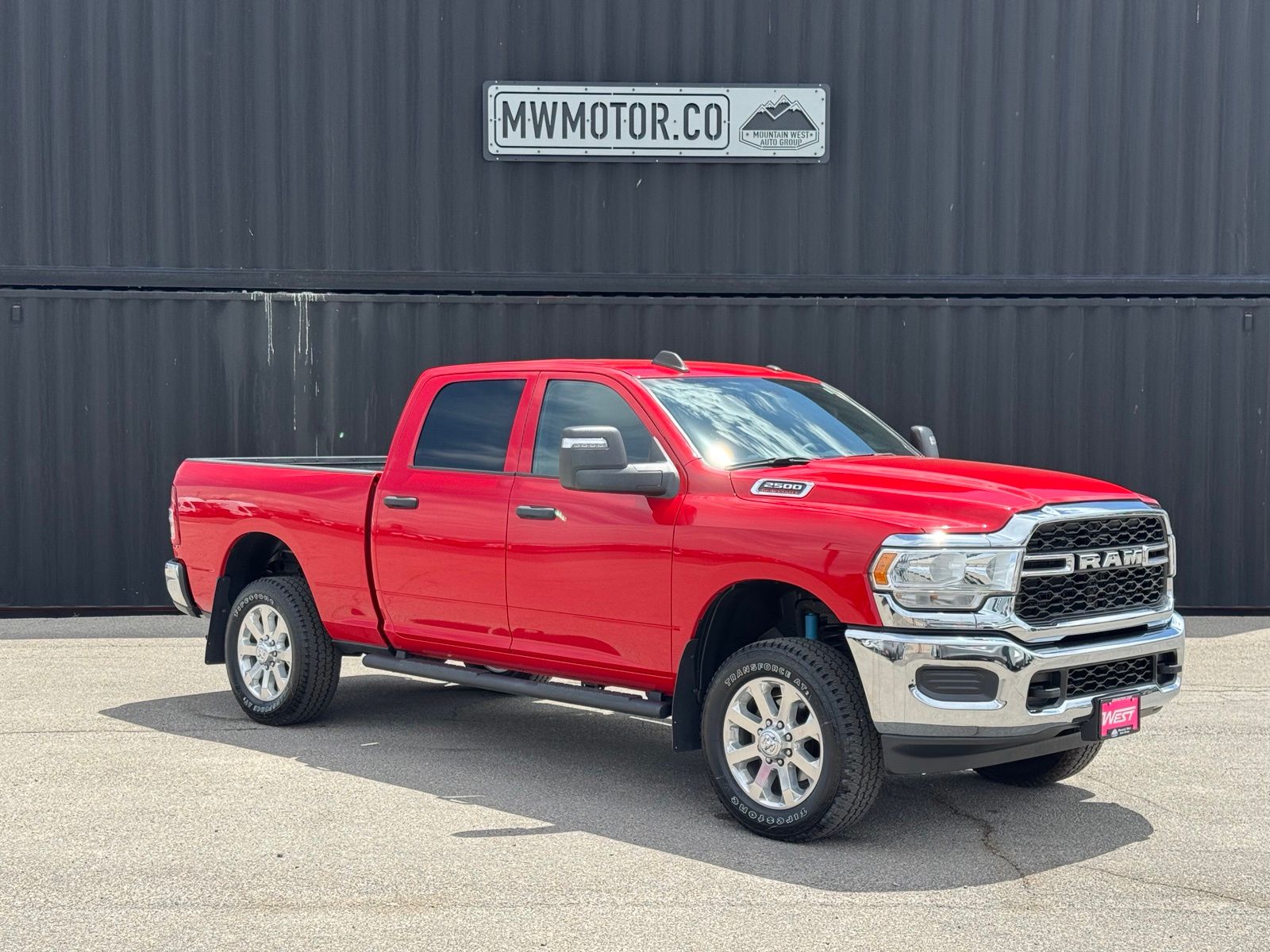Flame Red Clearcoat 2023 RAM 2500 Pickup Truck Four-Wheel Drive 8-Speed Automatic