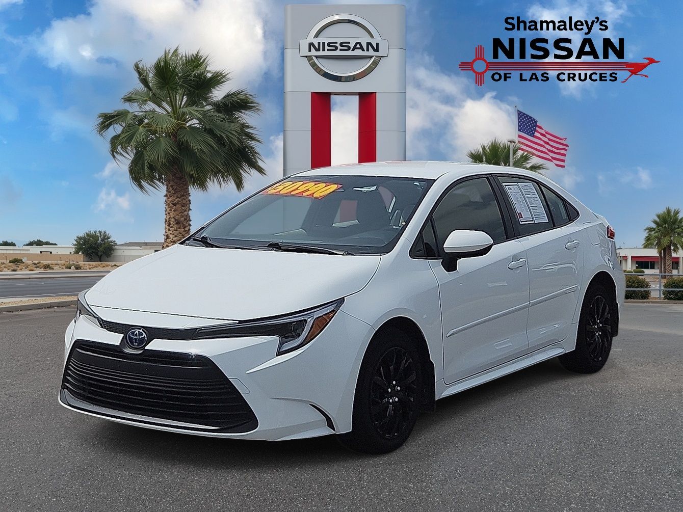 Ice Cap 2025 Toyota Corolla Hybrid Sedan Front-Wheel Drive Continuously Variable Transmission