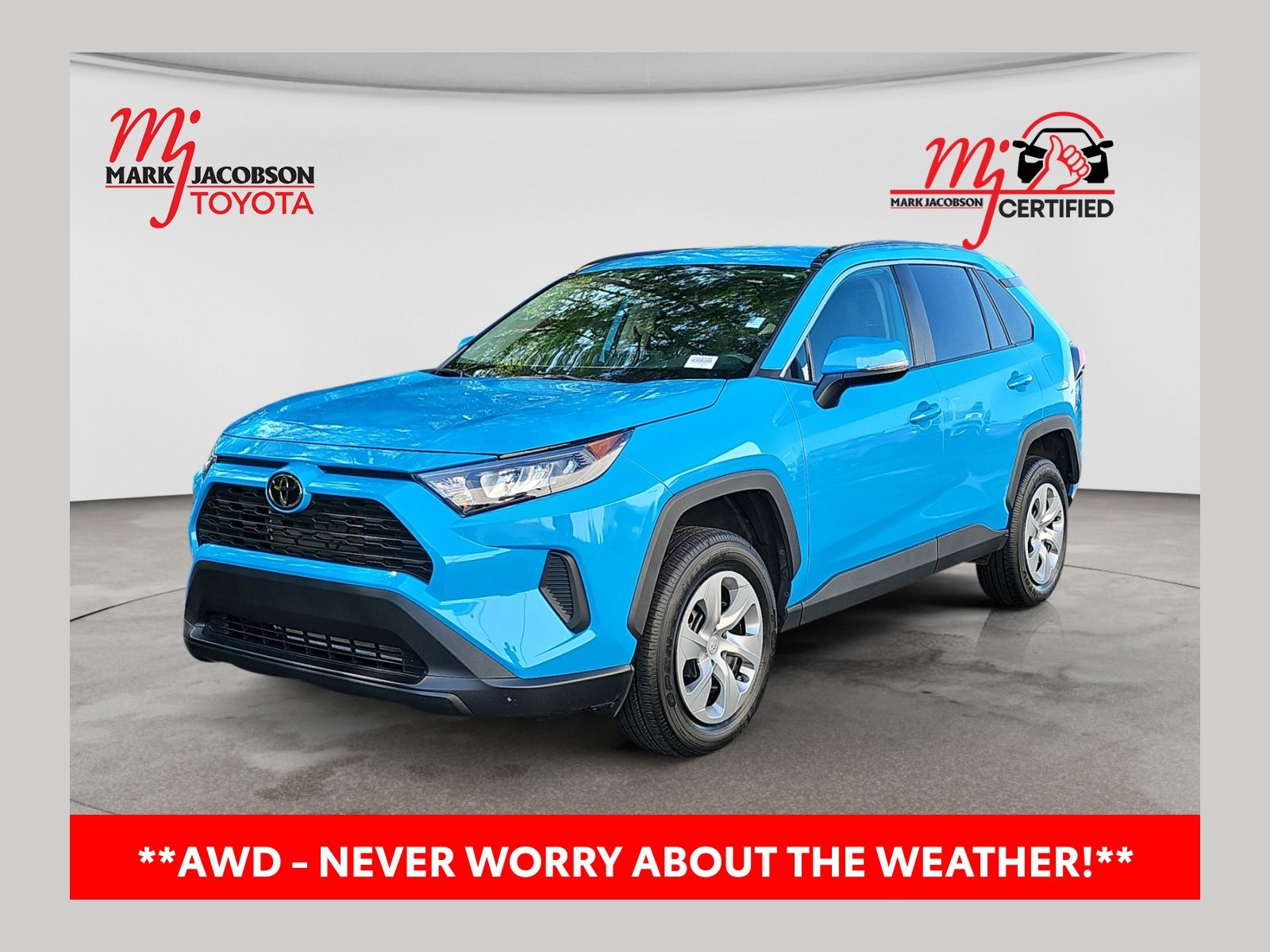 Blue Flame 2021 Toyota RAV4 SUV / Crossover All-Wheel Drive 8-Speed Automatic