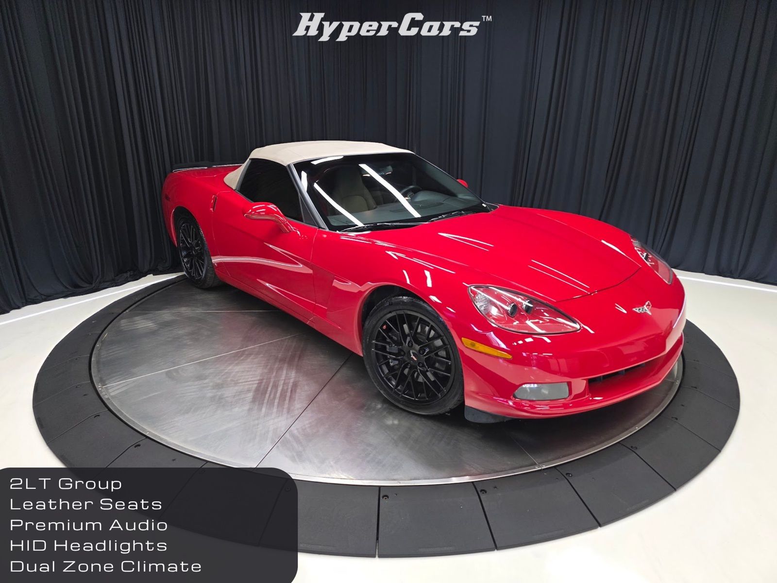 Victory Red 2006 Chevrolet Corvette Convertible RWD Convertible Rear-Wheel Drive 6-Speed Automatic
