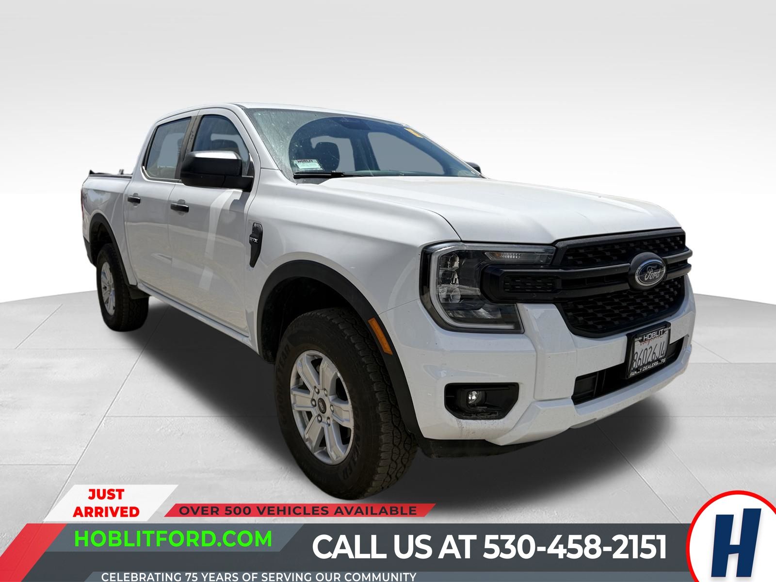 Oxford White 2025 Ford Ranger Pickup Truck Four-Wheel Drive Automatic