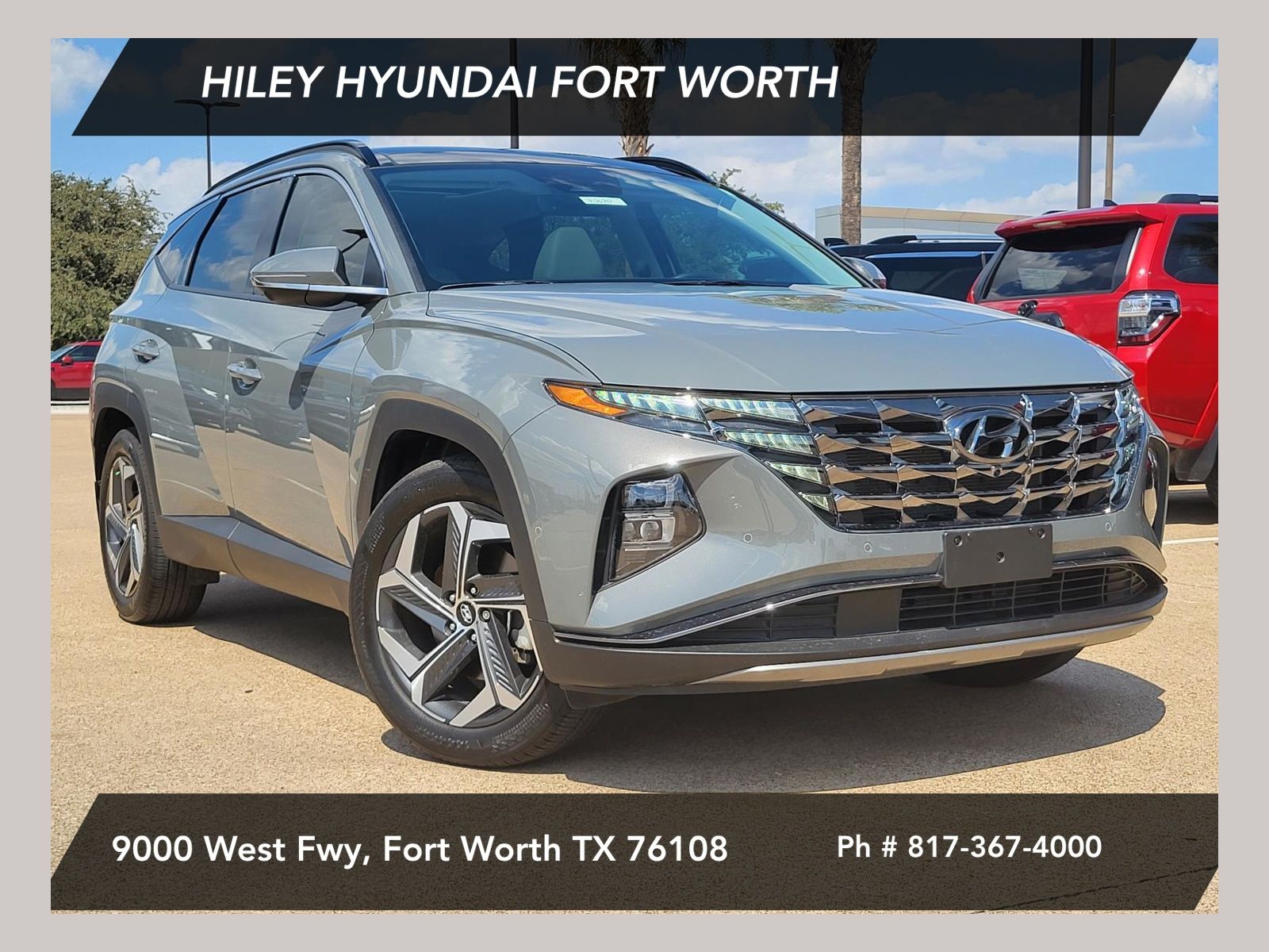 Hampton Gray 2024 Hyundai Tucson SUV / Crossover Front-Wheel Drive 8-Speed Automatic