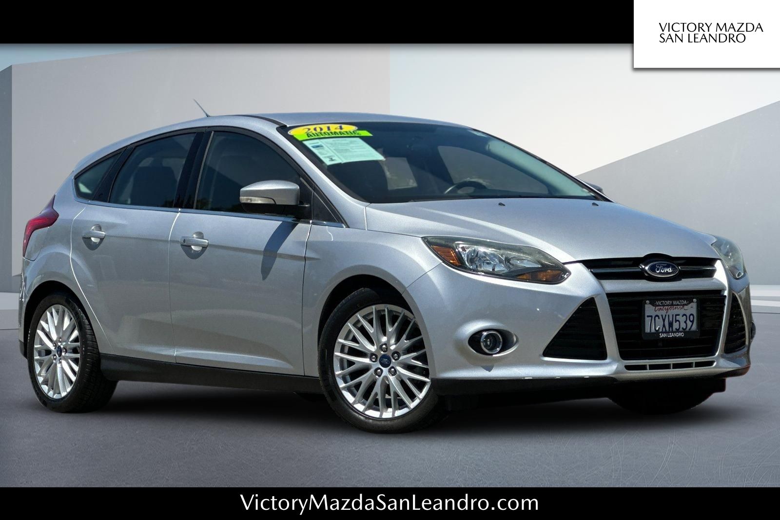 Ingot Silver 2014 Ford Focus Hatchback Front-Wheel Drive 6-Speed Automatic