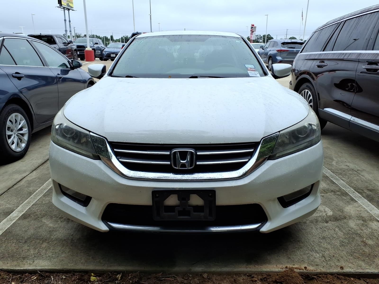 2014 Honda Accord Sport White at Emmons Autoplex