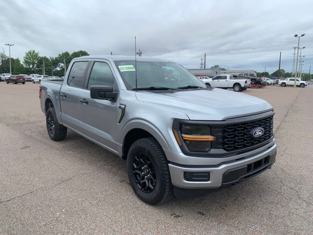 Silver Metallic 2025 Ford F-150 STX 4dr SuperCrew 4WD Pickup Truck Four-Wheel Drive Automatic