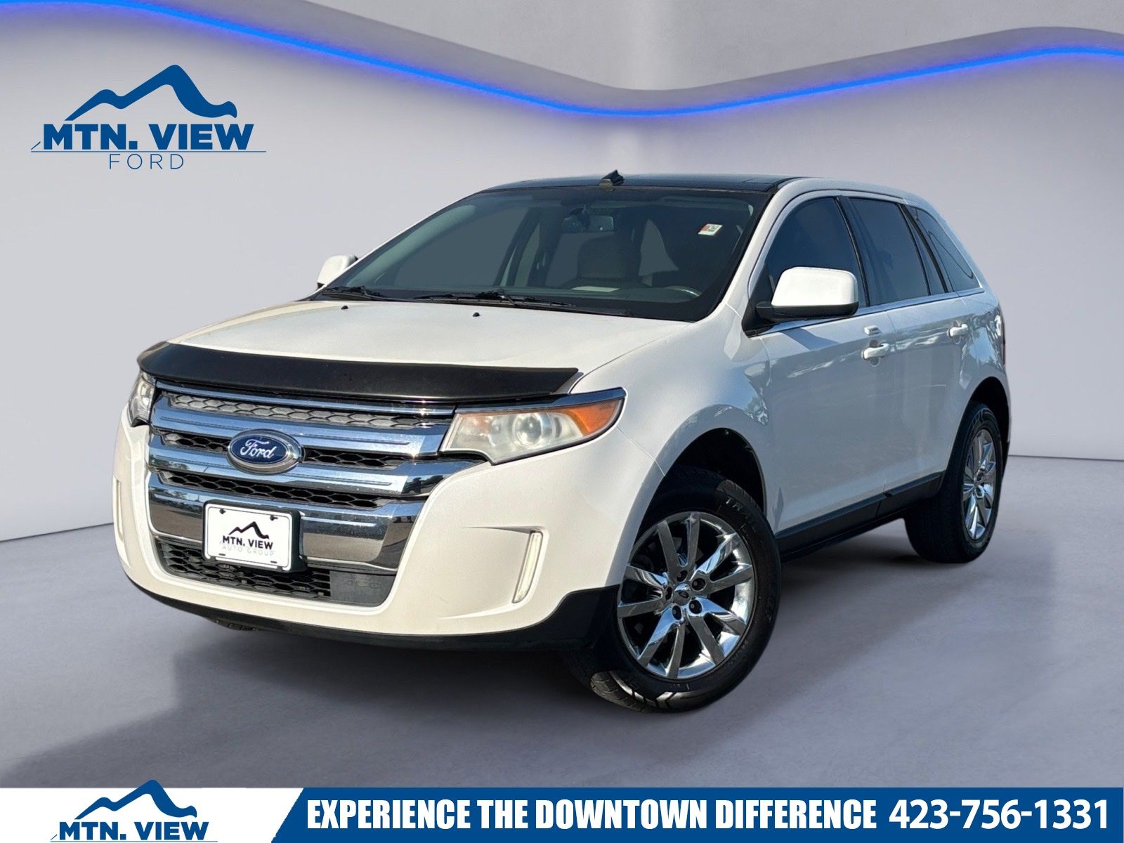 White Platinum Clearcoat Metallic 2011 Ford Edge Limited SUV / Crossover Front-Wheel Drive 6-Speed Automatic