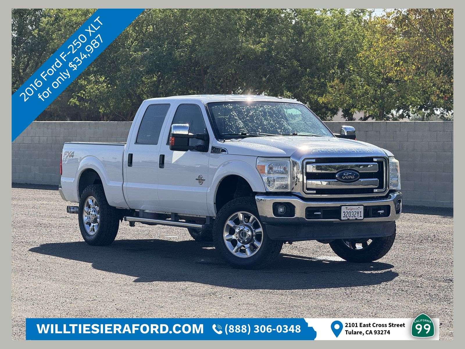 2016 Ford F-250 Super Duty XLT Crew Cab 4WD