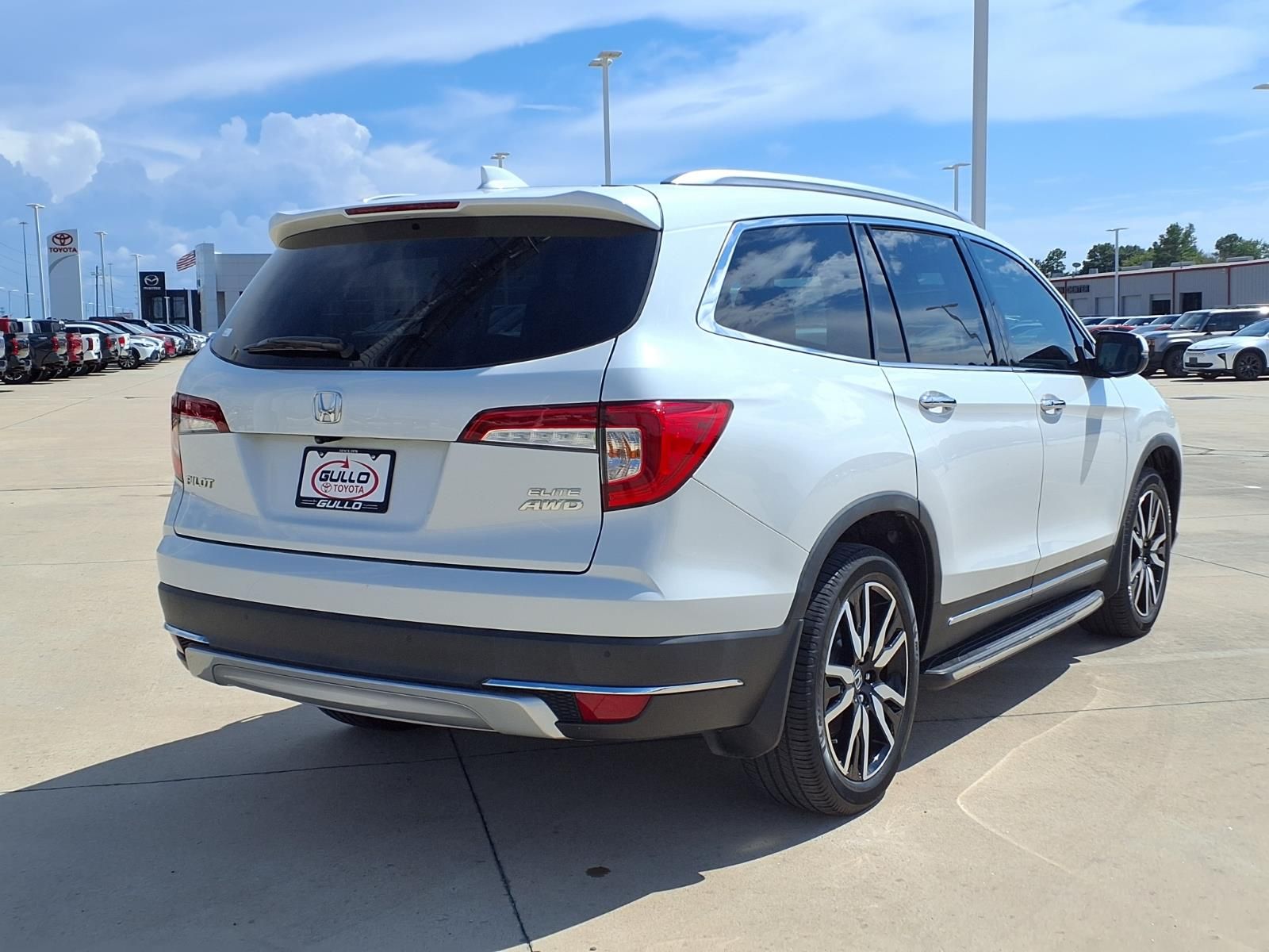 2021 Honda Pilot Elite White at Wharton Ford