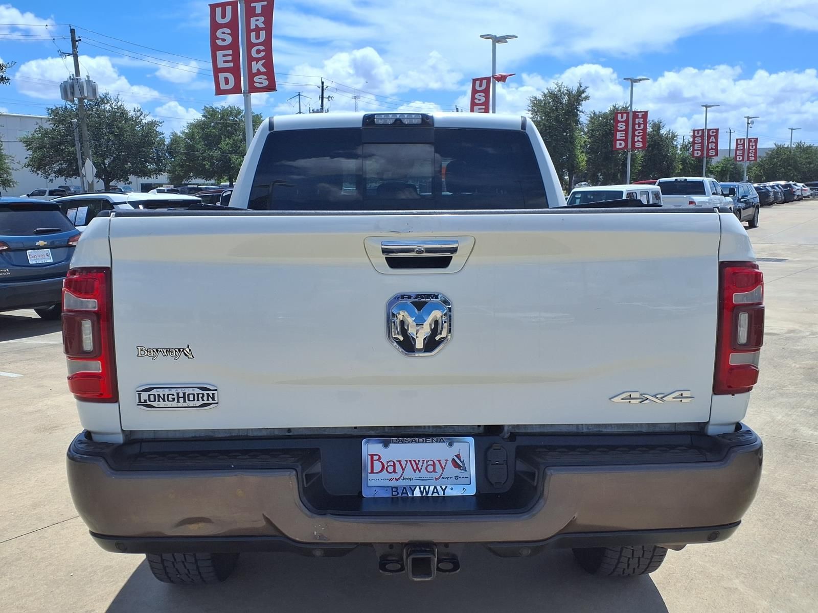 2019 Ram 2500 Laramie Longhorn White at Texan Dodge Chrysler Jeep Ram