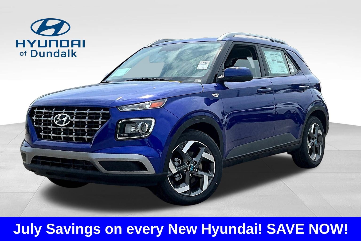 Intense Blue 2026 Hyundai Venue SUV / Crossover Front-Wheel Drive Continuously Variable Transmission