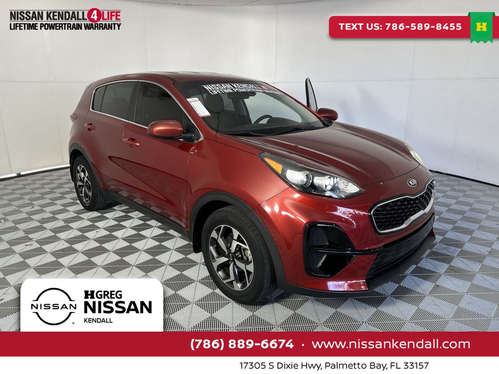 Hyper Red 2021 Kia Sportage SUV / Crossover Front-Wheel Drive 6-Speed Automatic Overdrive
