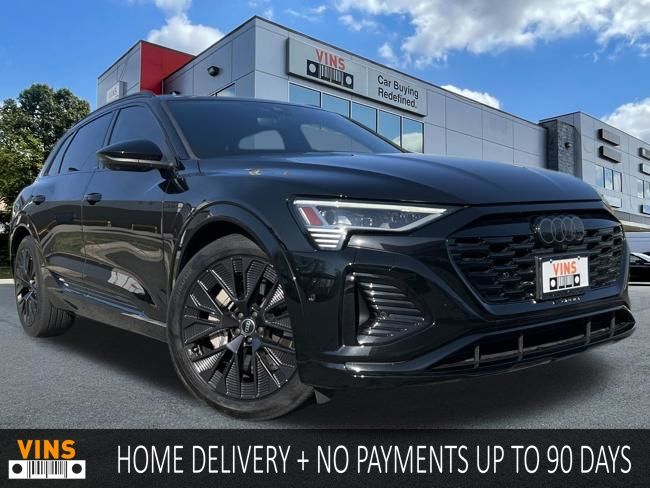 Black Metallic 2024 Audi Q8 e-tron quattro Prestige AWD SUV / Crossover All-Wheel Drive Automatic