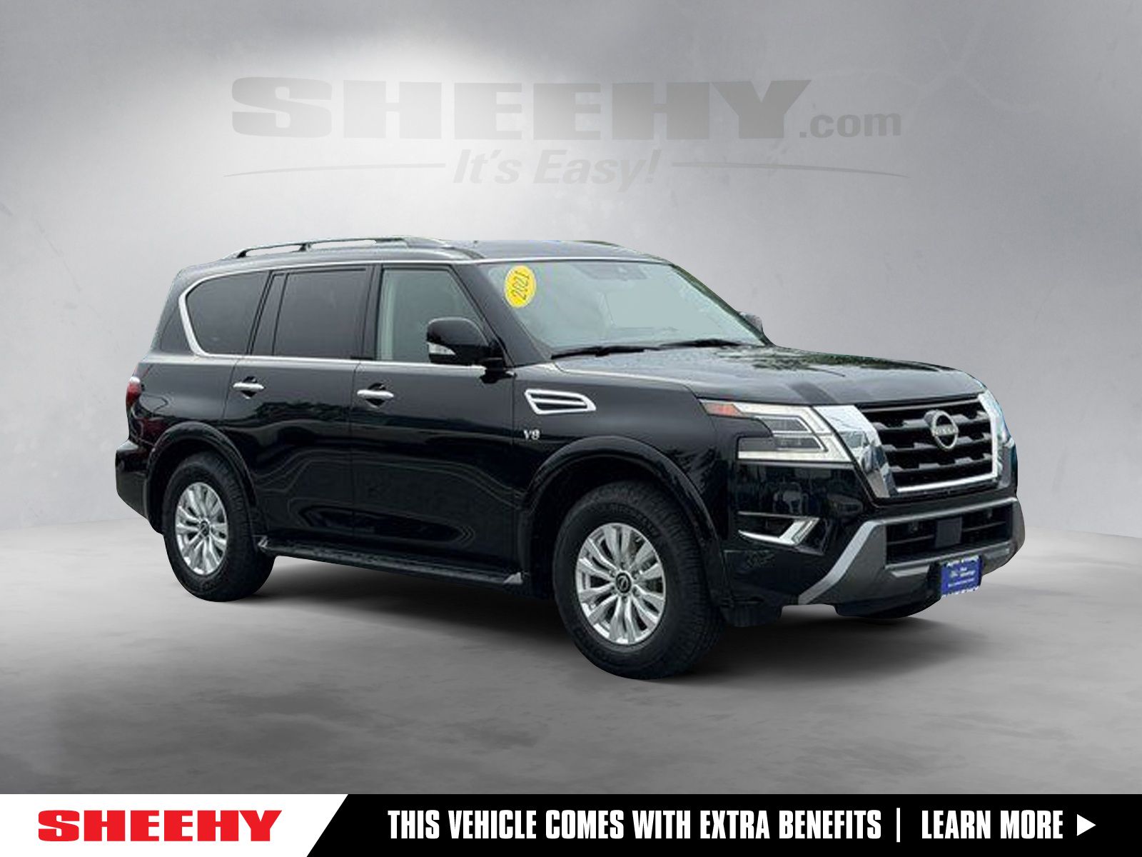 Super Black 2021 Nissan Armada SUV / Crossover Four-Wheel Drive 7-Speed Automatic