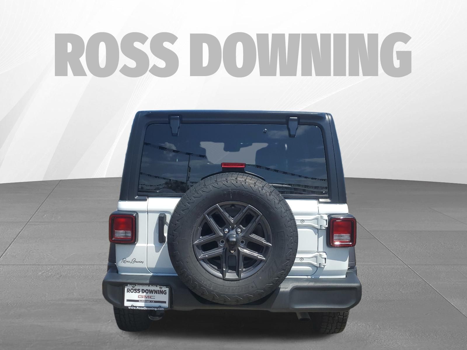 2025 Jeep Wrangler Sport S White at Ross Downing Chevrolet