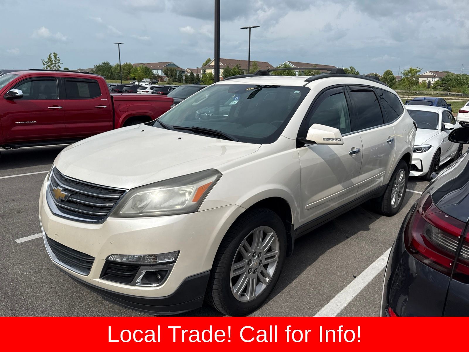 White Diamond Tricoat 2015 Chevrolet Traverse SUV / Crossover All-Wheel Drive 6-Speed Automatic