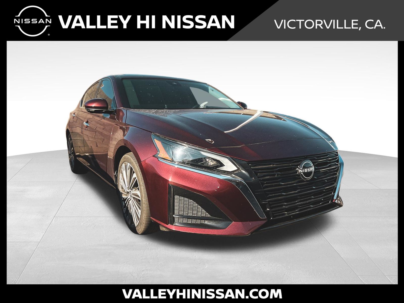 Garnet Pearl Metallic 2023 Nissan Altima Sedan All-Wheel Drive Continuously Variable Transmission