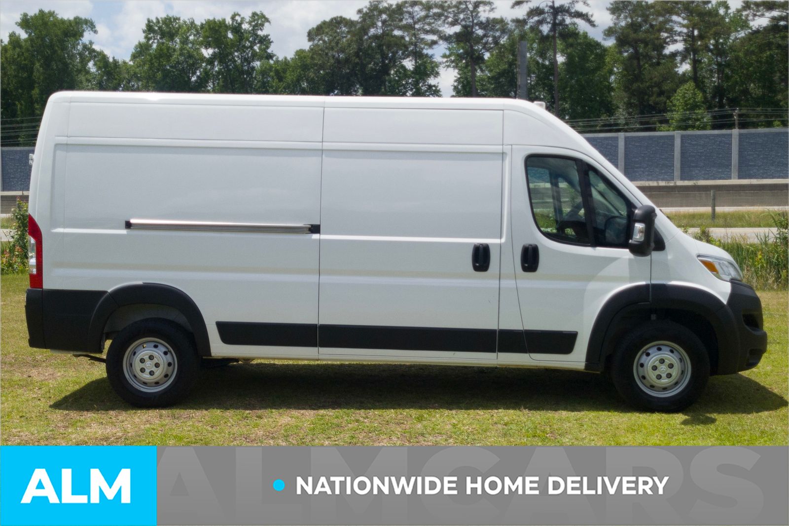 Used 2023 Bright White Clearcoat Ram High Roof image 5