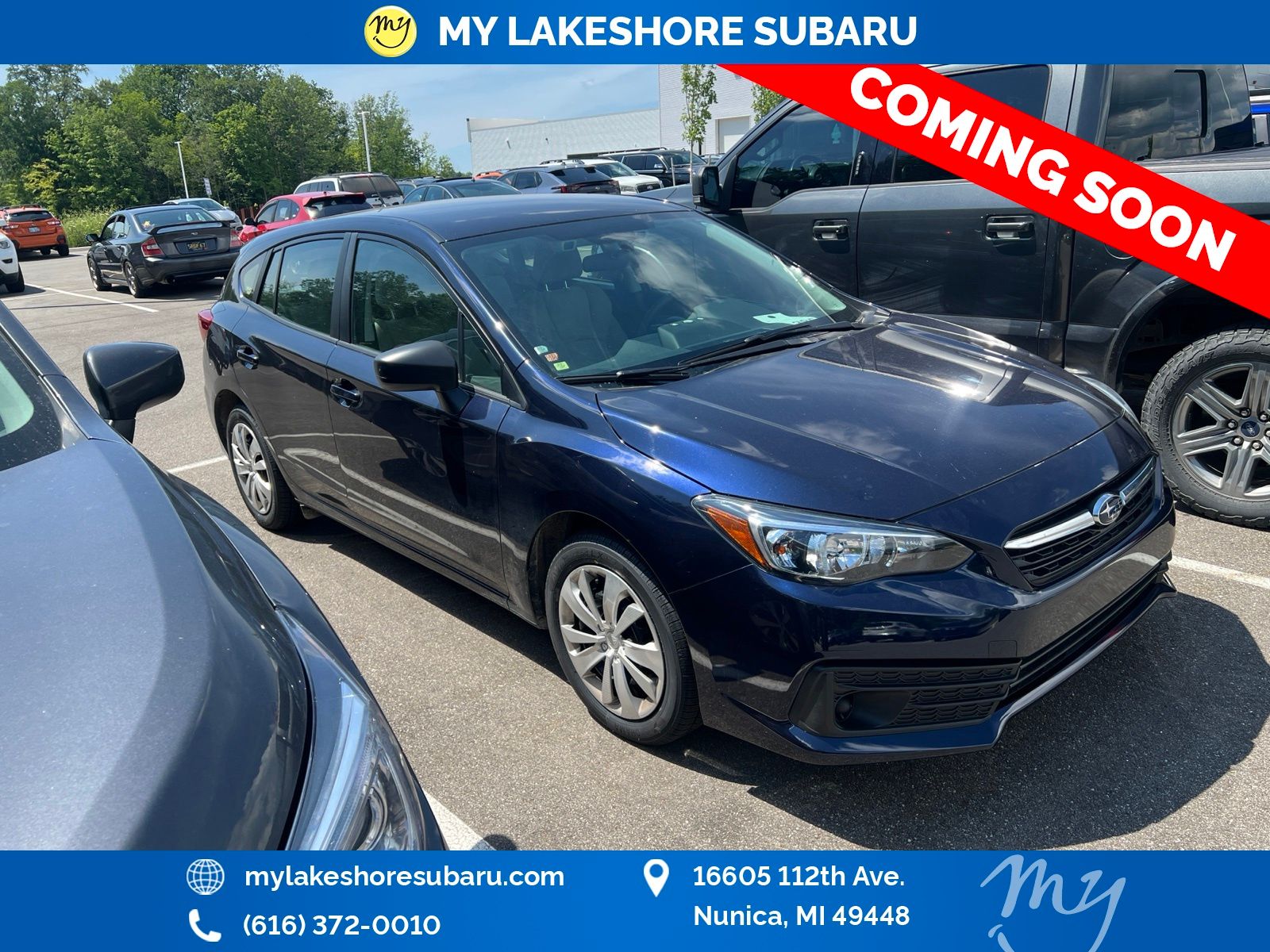 Dark Blue Pearl 2020 Subaru Impreza Hatchback All-Wheel Drive Continuously Variable Transmission