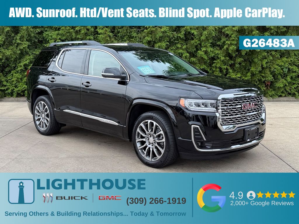 Black (Ebony Twilight Metallic) 2023 GMC Acadia SUV / Crossover Four-Wheel Drive 9-Speed Automatic