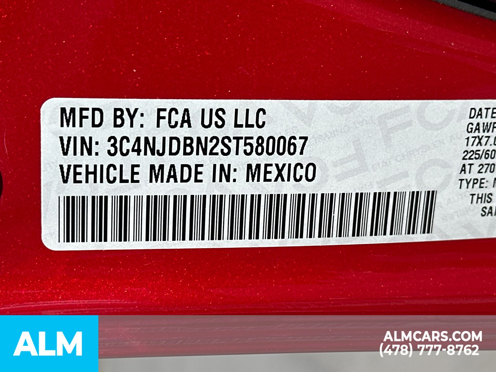 Used 2025 Red Jeep Latitude image 36